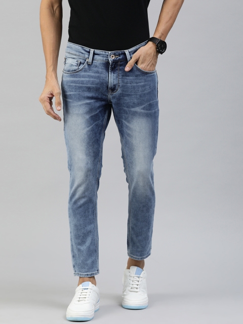 

SPYKAR Men Blue Tapered Fit Low-Rise Clean Look Jeans