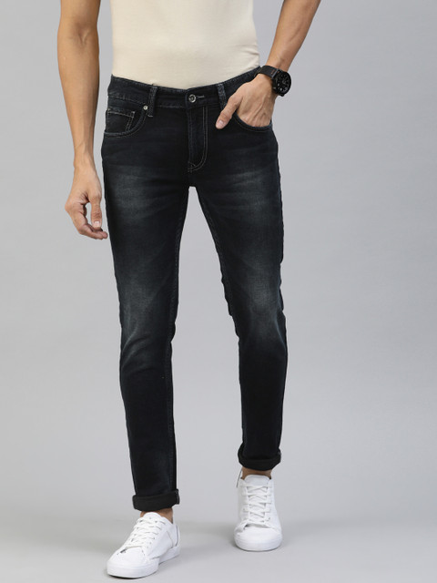 

SPYKAR Men Grey Super Skinny Fit Low-Rise Clean Look Stretchable Jeans