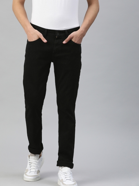 

SPYKAR Men Black Skinny Fit Low-Rise Clean Look Stretchable Jeans