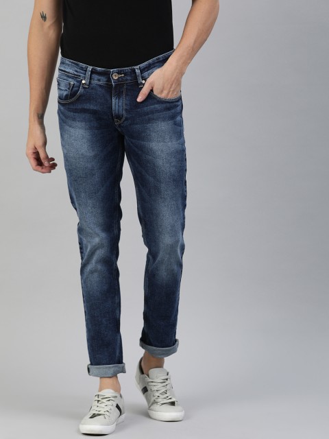 

SPYKAR Men Blue Slim Fit Low-Rise Clean Look Stretchable Jeans