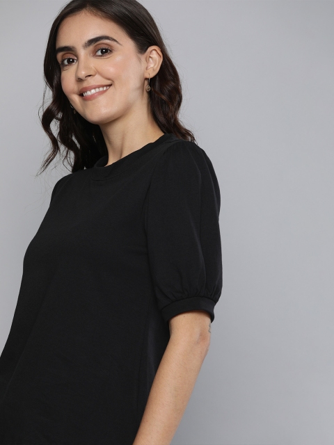 

HERE&NOW Women Black Solid Top