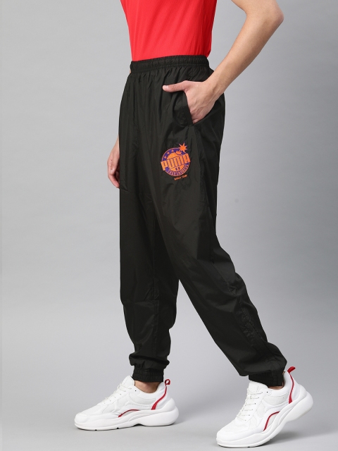 

Puma Men's Black Solid Track Pants