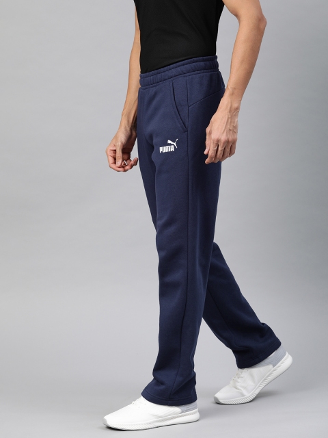 

Puma Men's Navy Blue Solid Track Pants