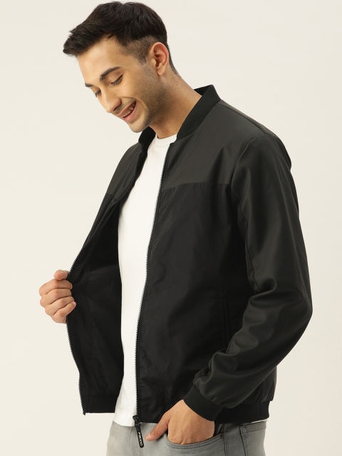 

Flying Machine Men Black Solid Bomber