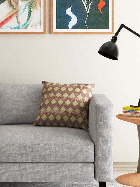 

S9home by Seasons Multicoloured Single Printed 16'' x 16'' Square Cushion Cover, Multi
