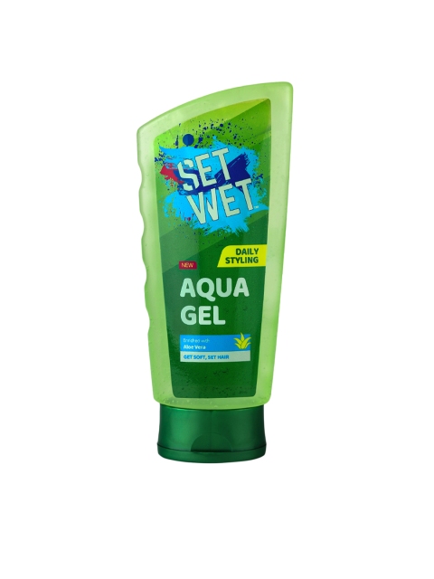 

Set Wet Men Daily Styling Aqua Hair Gel with Aloe Vera 75 ml, Green