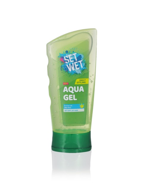 

Set Wet Men Hair Styling Aqua Gel with Aloe Vera 75 ml, Green