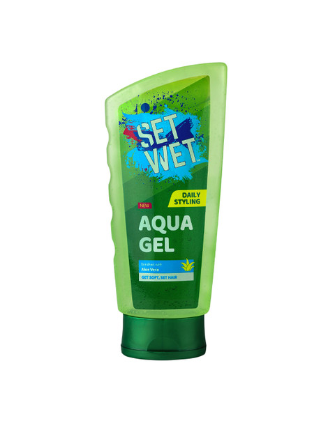 

Set Wet Men Aqua Aloe Vera Hair Styling Gel 200 ml, Green
