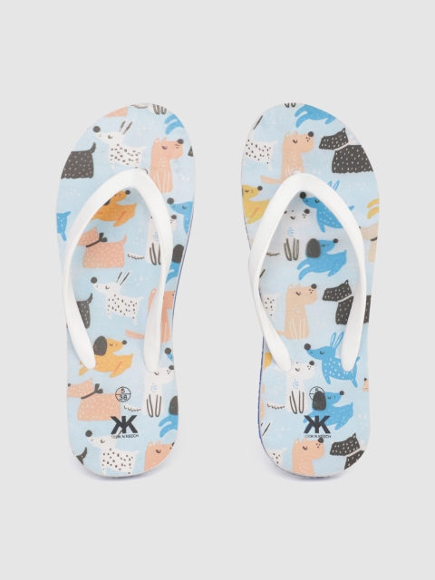 

Kook N Keech Women Multi Printed Thong Flip-Flops