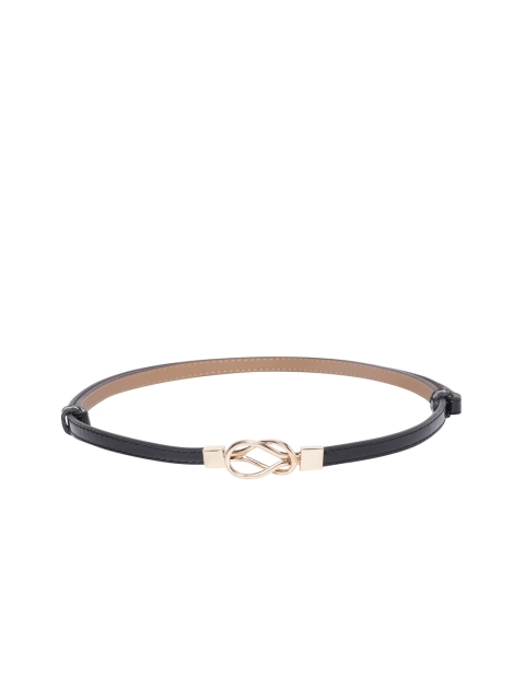

Park Avenue Women Black Solid Leather Belt