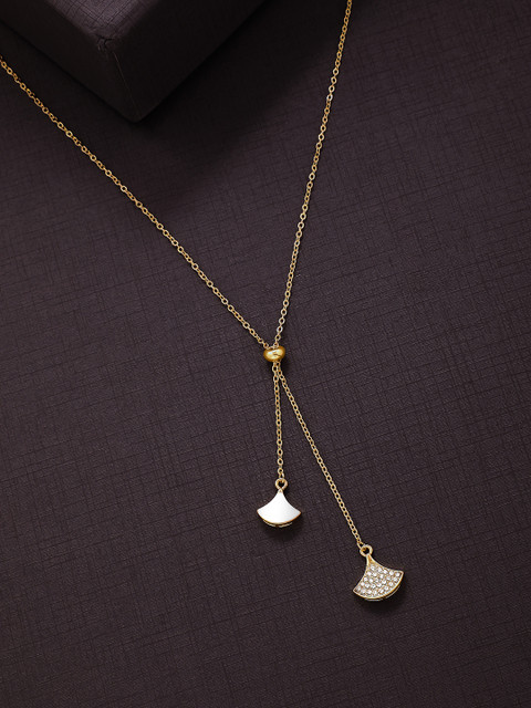 

Tokyo Talkies X Rubans Gold Plated Handcrafted Pendant with Chain