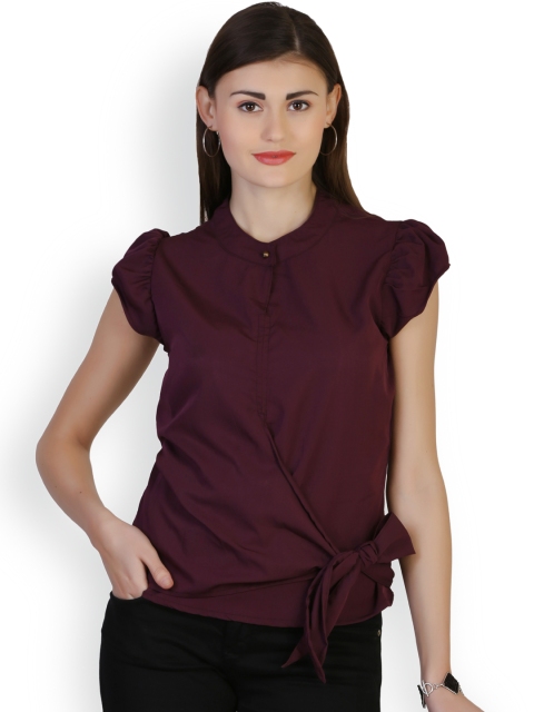 

Belle Fille Burgundy Top