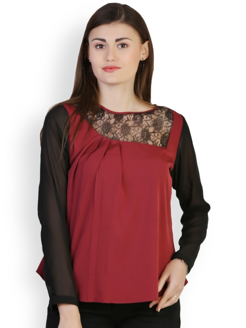 

Belle Fille Maroon Top