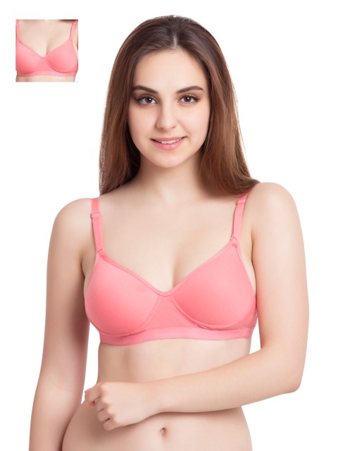 

Tweens Pack of 2 T-shirt Bras TW1313CRL, Pink