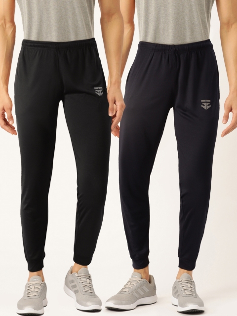 

Sports52 wear Men Pack of 2 Solid Jogger Fit Joggers, Black