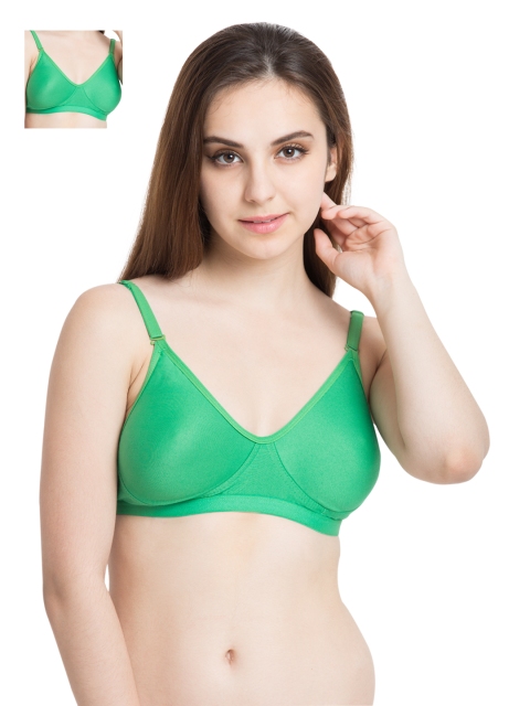 

Tweens Pack of 2 T-shirt Bras TW265GIIR, Green