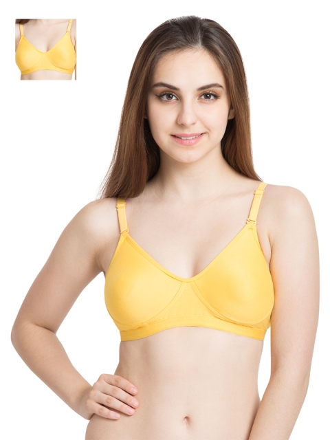 

Tweens Pack of 2 T-shirt Bras TW265YIIL, Yellow
