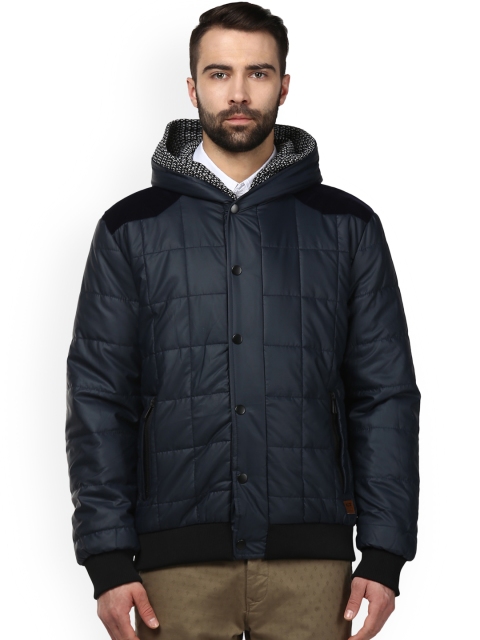 

ColorPlus Men Navy Blue Solid Tailored Jacket