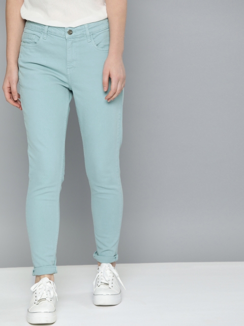 

Mast & Harbour Women Blue Skinny Fit Mid-Rise Clean Look Stretchable Jeans