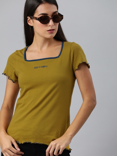 

Roadster Yellow Regular Top