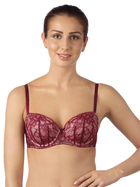 

Triumph Red Fashion 99 Wired Half Cup Padded Modern T-Shirt Bra 122I418 R5