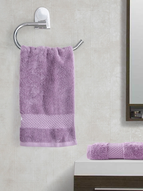 

Portico New York Therapia Purple Cotton Set of 2 Hand Towels