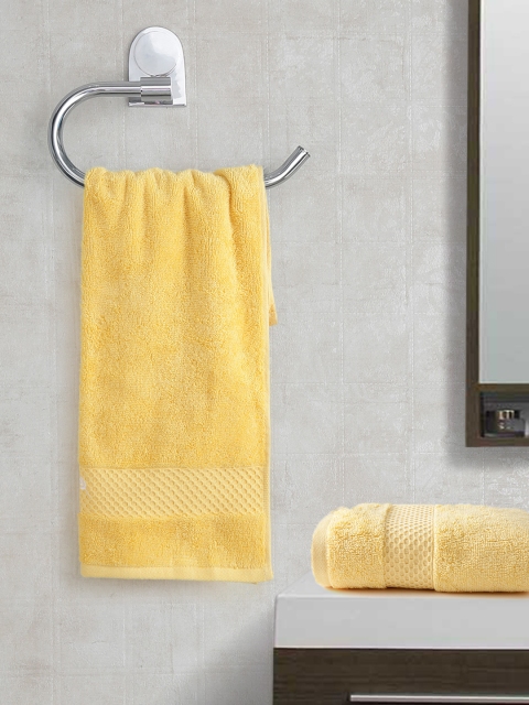 

Portico New York Therapia Yellow Cotton Set of 2 Hand Towels