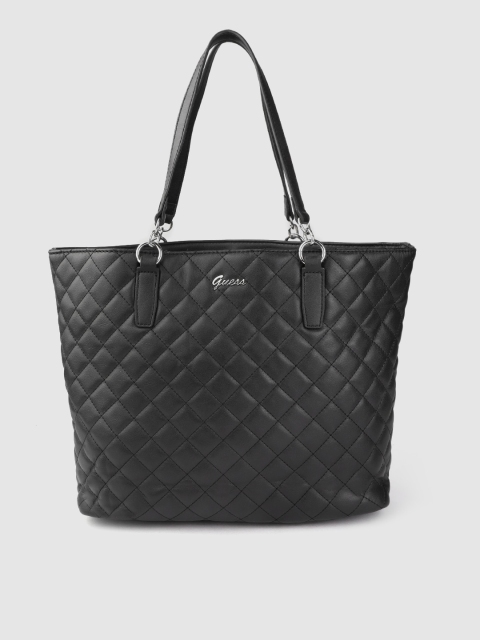 

GUESS Black Quilted Shoulder Bag