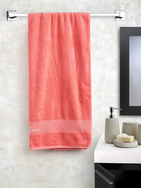 

Portico New York Therapeia Coral Orange Cotton Bath Towel