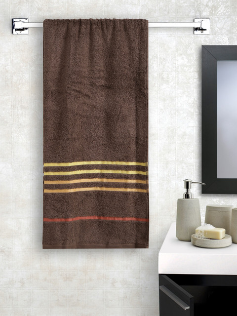 

Portico New York Tiara Brown Cotton Bath Towel