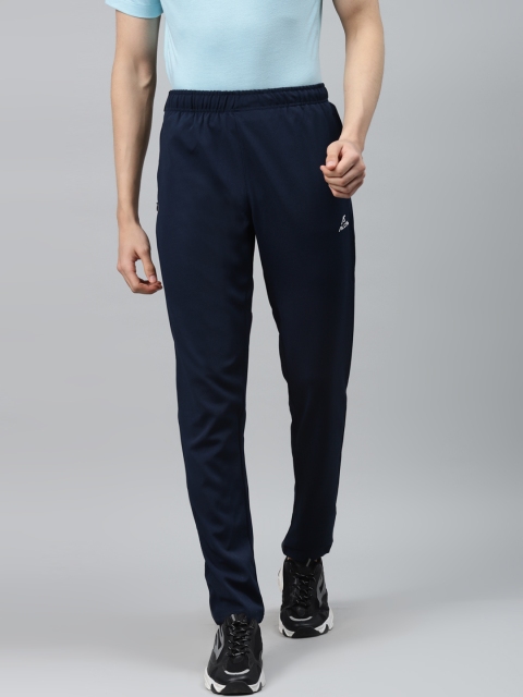 

Alcis Men Navy Blue Solid Training Track Pants