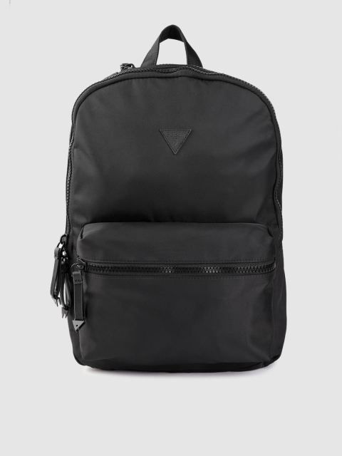 

GUESS Women Black Solid 14 Inch Laptop Backpack