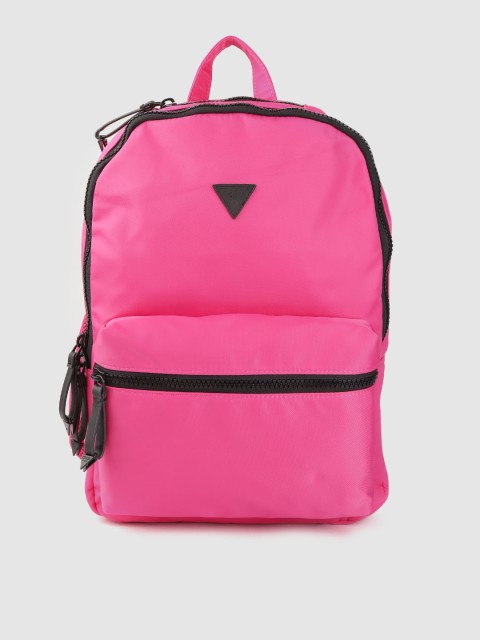 

GUESS Women Pink Solid 14 Inch Laptop Backpack