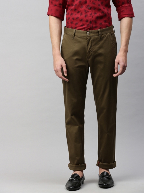 

Louis Philippe Sport Men Brown Slim Fit Solid Regular Trousers