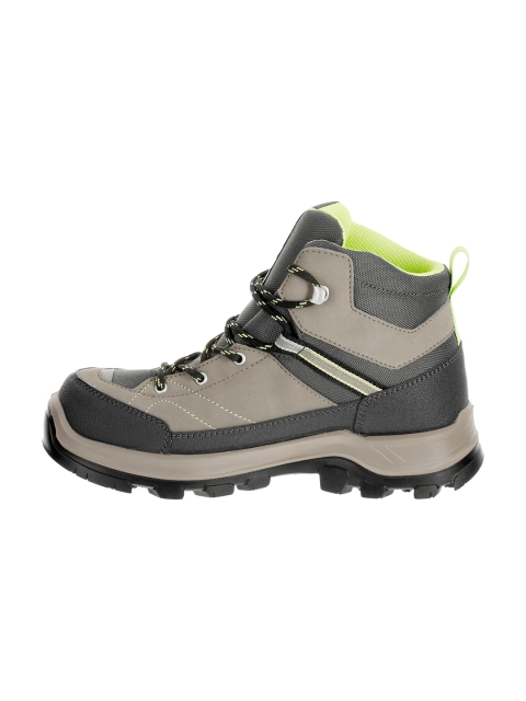 

Quechua By Decathlon Kids Grey & Black High-Top Trekking Shoes