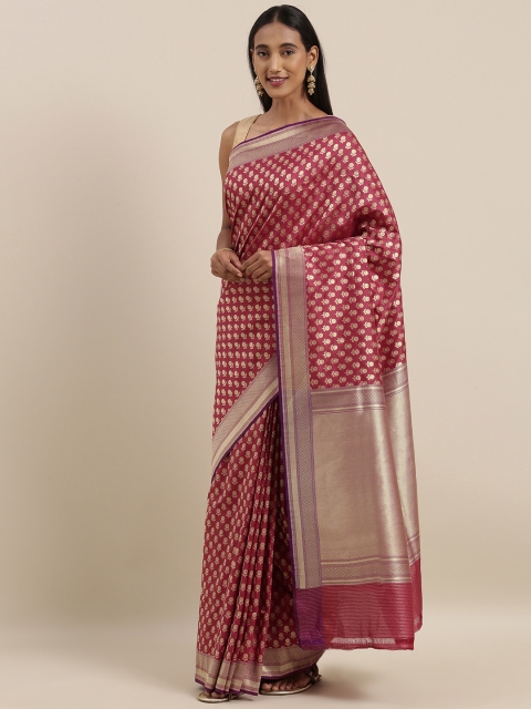 

Taneira Red Pure Silk Woven Design Banarasi Saree