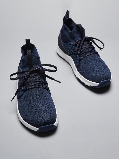 

Domyos by Decathlon Men Blue Regular-Use Reinforced side support Fitness Training Shoes