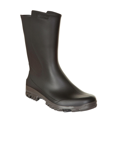 

SOLOGNAC By Decathlon Women Black PU High-Top Walking Shoes