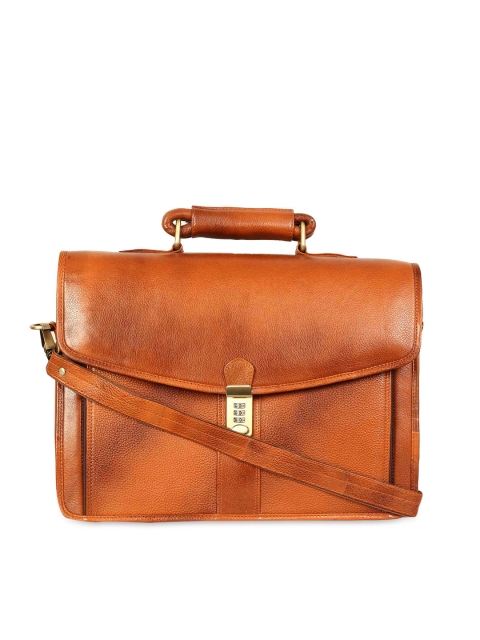 

SCHARF Tan Leather Laptop Bag
