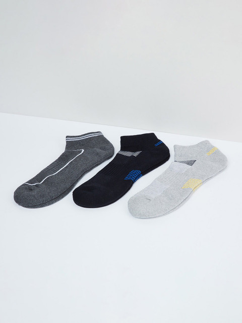 

Max Men Pack Of 3 Ankle-Length Socks, Multi