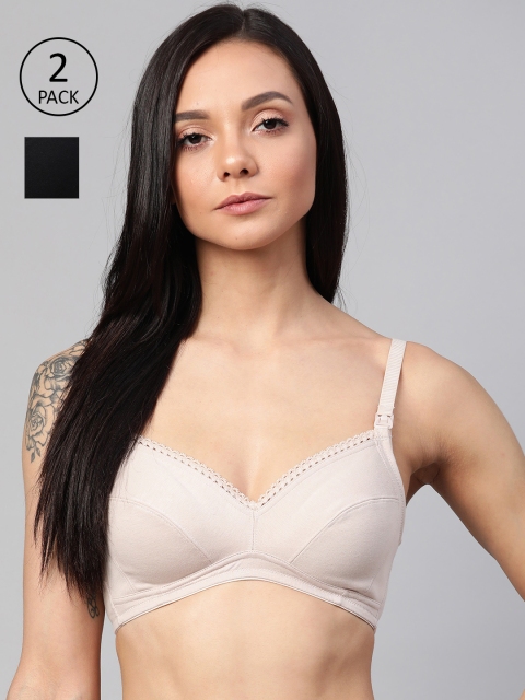 

Marks & Spencer Pack of 2 Non-Wired Maternity Nursing Bra T33796, Beige