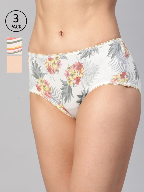 

Marks & Spencer Women Pack Of 3 Hipster Briefs T613066K, White