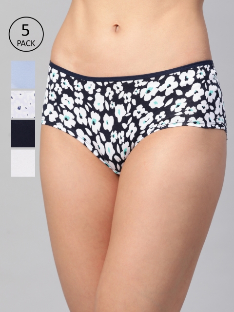 

Marks & Spencer Women Pack of 5 Basic Briefs T613024, Blue