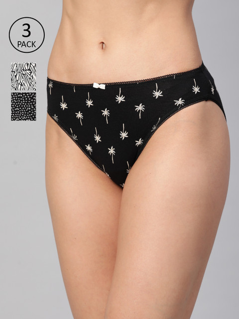 

Marks & Spencer Women Pack Of 3 Basic Briefs T613064K, Black