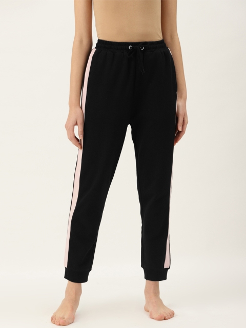 

COVER STORY Women Black Solid Joggers