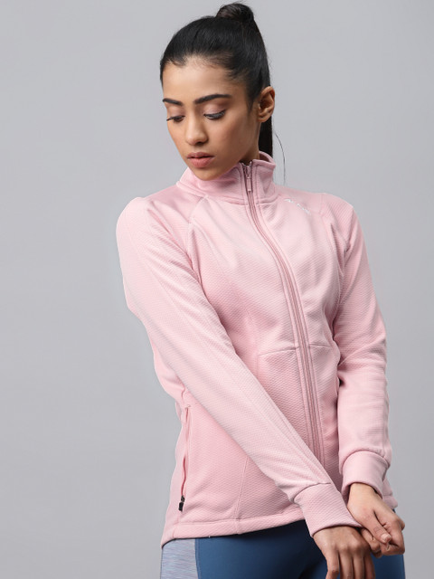 

Alcis Women Pink Textured Sweatshirt