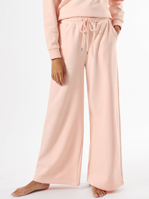 

DOROTHY PERKINS Women Pink Solid Wide Leg Lounge Pants