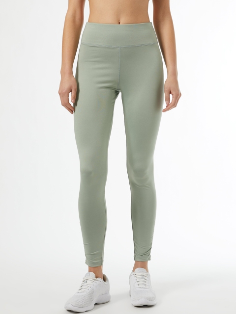 

DOROTHY PERKINS Women Green Solid Yoga Tights
