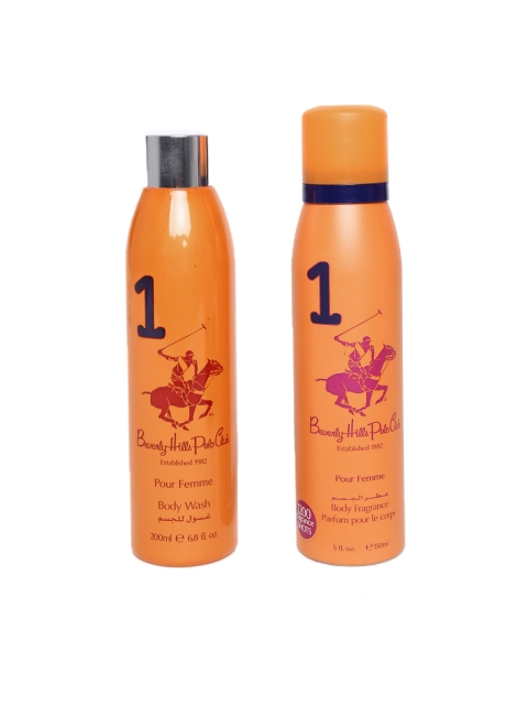 

Beverly Hills Polo Club Women No 1 Bath & Body Gift Set, Orange
