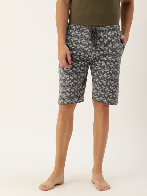 

Urban Dog Men Grey Printed Regular Fit Regular Shorts
